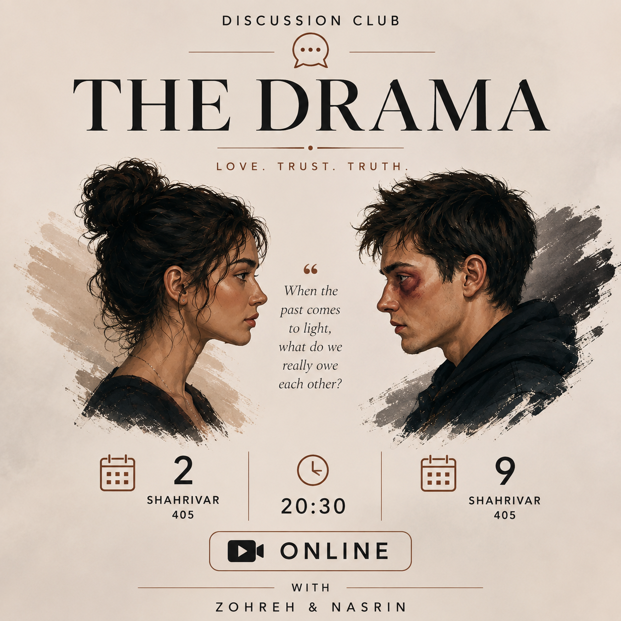 کلاس Movie Discussion آنلاین | Discussion Club with Zohreh & Nasrin